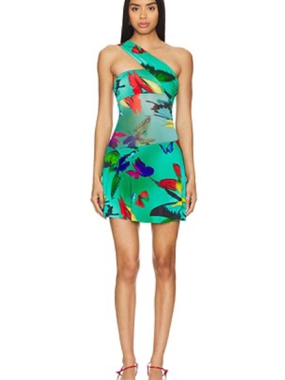 Mirae Paris Sisley Mini Dress Vert